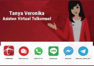 Tanya Veronika Asisten Virtual Telkomsel